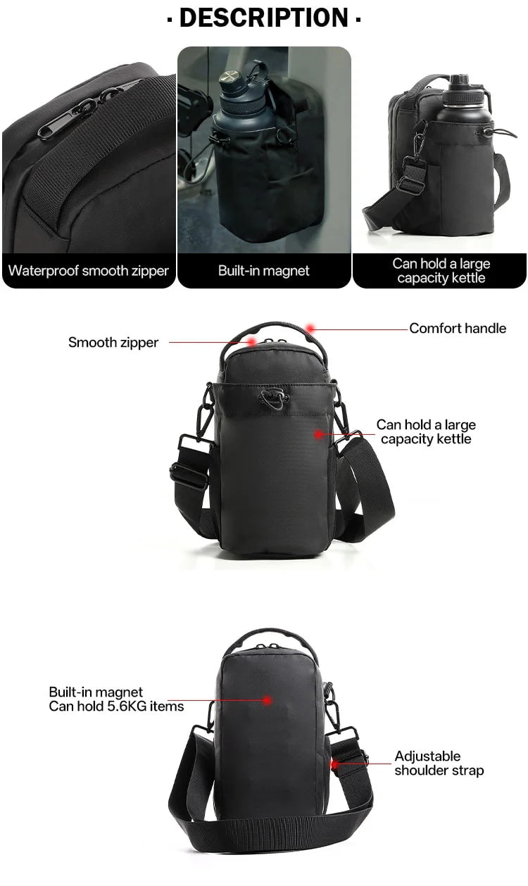 Magnetic gym bag